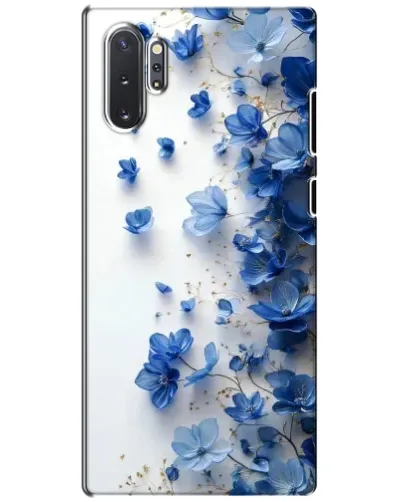 Чехол для Samsung Galaxy Note 10 Plus с картинкой «Голубой цветочный каскад» Чехол для Samsung Galaxy Note 10 Plus с картинкой «Голубой цветочный каскад»