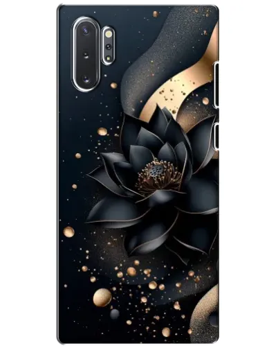 Чехол для Samsung Galaxy Note 10 Plus с картинкой «Черный лотос» Чехол для Samsung Galaxy Note 10 Plus с картинкой «Черный лотос»