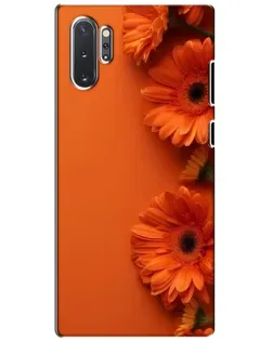 Чехол для Samsung Galaxy Note 10 Plus с картинкой «Оранжевые герберы» Чехол для Samsung Galaxy Note 10 Plus с картинкой «Оранжевые герберы»