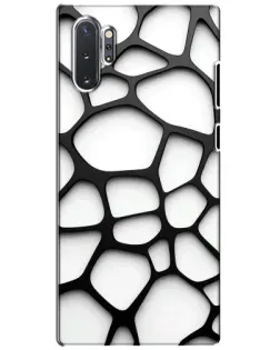 Чохол для Samsung Galaxy Note 10 Plus з картинкою «Біла об'ємна сітка» Чохол для Samsung Galaxy Note 10 Plus з картинкою «Біла об'ємна сітка»