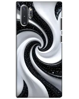 Чохол для Samsung Galaxy Note 10 Plus з картинкою «Чорно-біла спіраль» Чохол для Samsung Galaxy Note 10 Plus з картинкою «Чорно-біла спіраль»