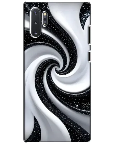 Чохол для Samsung Galaxy Note 10 Plus з картинкою «Чорно-біла спіраль» Чохол для Samsung Galaxy Note 10 Plus з картинкою «Чорно-біла спіраль»