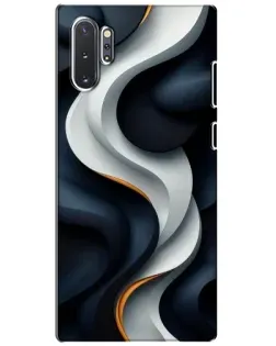 Чохол для Samsung Galaxy Note 10 Plus з картинкою «Об'ємні чорно-білі стрічки» Чохол для Samsung Galaxy Note 10 Plus з картинкою «Об'ємні чорно-білі стрічки»