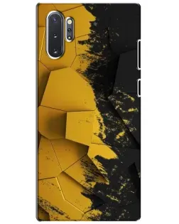 Чохол для Samsung Galaxy Note 10 Plus з картинкою «Золоті уламки геометрії»