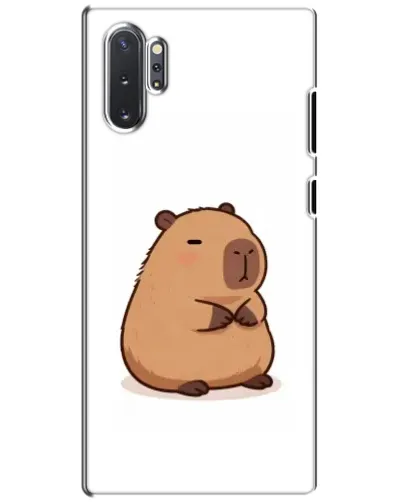 Чехол для Samsung Galaxy Note 10 Plus с картинкой «Толстенькая капибара»