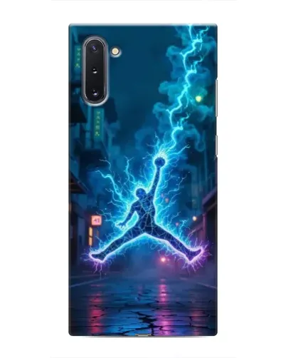 Чехол для Samsung Galaxy Note 10 с картинкой «Jordan Gold Jumpman»