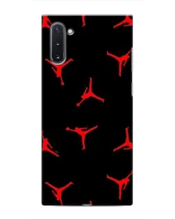 Чехол для Samsung Galaxy Note 10 с картинкой «Jordan Red Pattern»