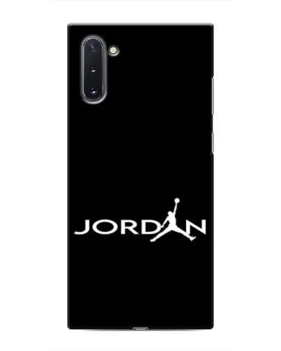 Чехол для Samsung Galaxy Note 10 с картинкой «Jordan White Logo»