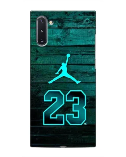 Чехол для Samsung Galaxy Note 10 с картинкой «Jordan Cyan 23»