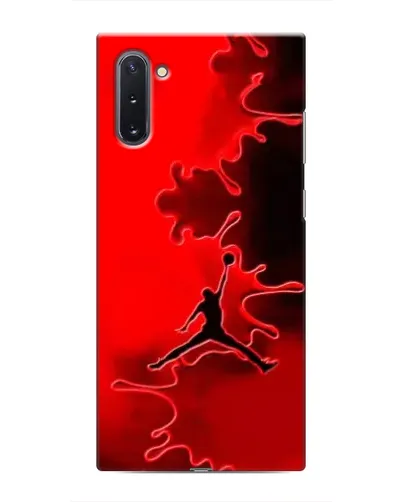 Чехол для Samsung Galaxy Note 10 с картинкой «Jordan Red Smoke»