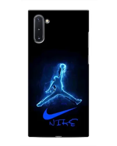 Чехол для Samsung Galaxy Note 10 с картинкой «Jordan Neon Blue»