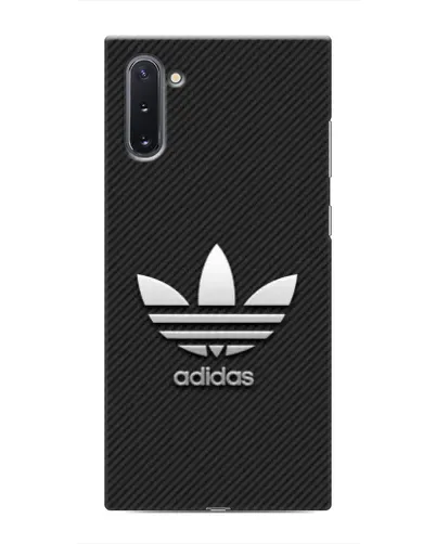 Чехол для Samsung Galaxy Note 10 с картинкой «Adidas Карбоновая текстура»