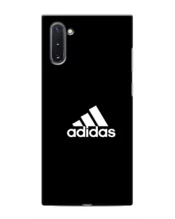 Чехол для Samsung Galaxy Note 10 с картинкой «Черная классика Adidas»