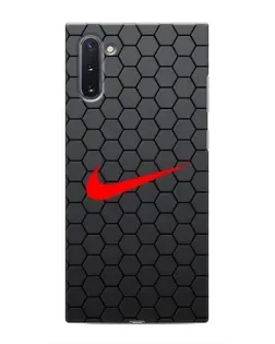 Чехол для Samsung Galaxy Note 10 с картинкой «Nike — карбоновая сетка» Чехол для Samsung Galaxy Note 10 с картинкой «Nike — карбоновая сетка»