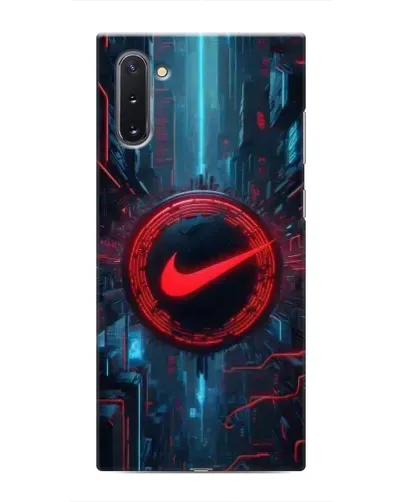 Чехол для Samsung Galaxy Note 10 с картинкой «Техногенный стиль Nike»