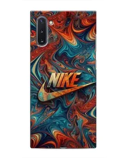 Чехол для Samsung Galaxy Note 10 с картинкой «Nike в абстракции» Чехол для Samsung Galaxy Note 10 с картинкой «Nike в абстракции»