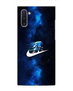 Чехол для Samsung Galaxy Note 10 с картинкой «Звездный путь Nike» Чехол для Samsung Galaxy Note 10 с картинкой «Звездный путь Nike»