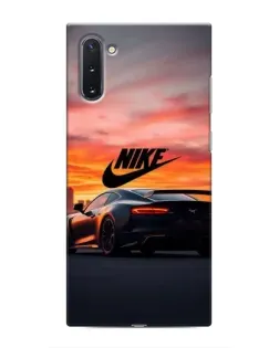 Чехол для Samsung Galaxy Note 10 с картинкой «Nike и суперкар» Чехол для Samsung Galaxy Note 10 с картинкой «Nike и суперкар»