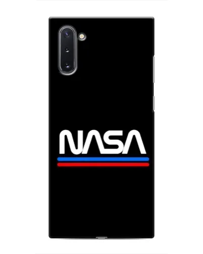 Чехол для Samsung Galaxy Note 10 с картинкой «NASA — классика Red Blue»
