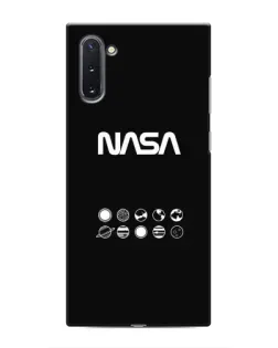 Чехол для Samsung Galaxy Note 10 с картинкой «NASA — технический принт»