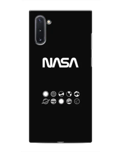 Чехол для Samsung Galaxy Note 10 с картинкой «NASA — технический принт»