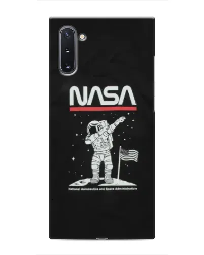 Чехол для Samsung Galaxy Note 10 с картинкой «NASA — шагаем по Луне»