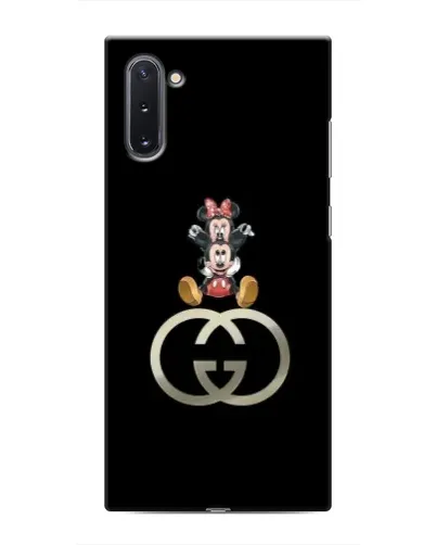 Чехол для Samsung Galaxy Note 10 с картинкой «Минни Маус на лого»