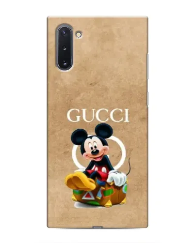 Чехол для Samsung Galaxy Note 10 с картинкой «Микки Маус Gucci — крафт»