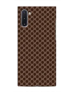 Чехол для Samsung Galaxy Note 10 с картинкой «Gucci — шоколадная сетка»