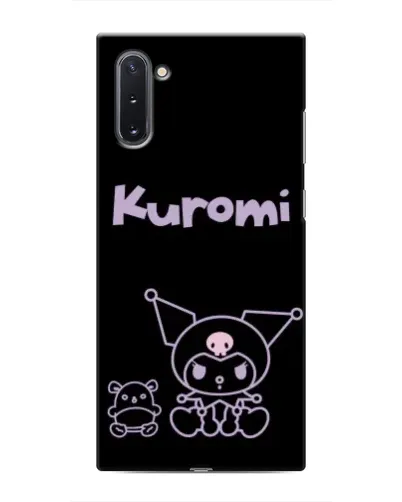 Чехол для Samsung Galaxy Note 10 с картинкой «Kuromi — черный минимализм» Чехол для Samsung Galaxy Note 10 с картинкой «Kuromi — черный минимализм»