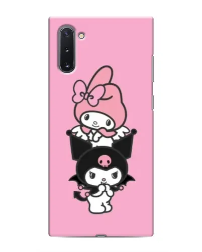 Чехол для Samsung Galaxy Note 10 с картинкой «My Melody и Kuromi» Чехол для Samsung Galaxy Note 10 с картинкой «My Melody и Kuromi»