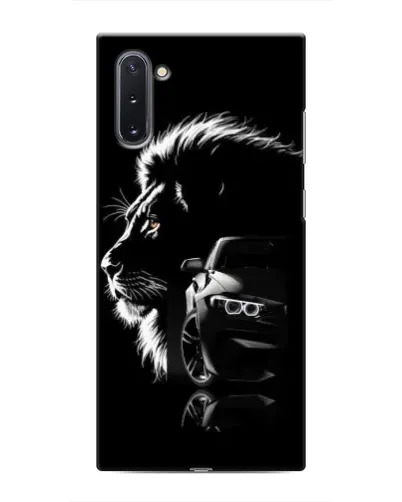Чехол для Samsung Galaxy Note 10 с картинкой «BMW и лев» Чехол для Samsung Galaxy Note 10 с картинкой «BMW и лев»