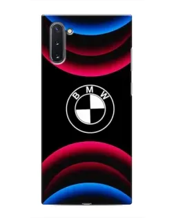 Чохол для Samsung Galaxy Note 10 з картинкою «Логотип BMW та неонові дуги» Чохол для Samsung Galaxy Note 10 з картинкою «Логотип BMW та неонові дуги»