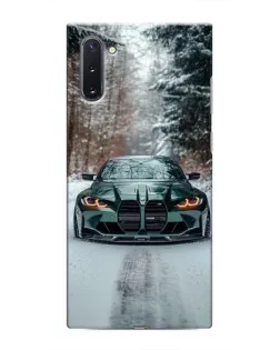 Чохол для Samsung Galaxy Note 10 з картинкою «BMW у зимовому лісі» Чохол для Samsung Galaxy Note 10 з картинкою «BMW у зимовому лісі»