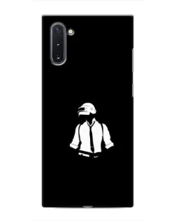 Чохол для Samsung Galaxy Note 10 з картинкою «PUBG — білий шолом» Чохол для Samsung Galaxy Note 10 з картинкою «PUBG — білий шолом»