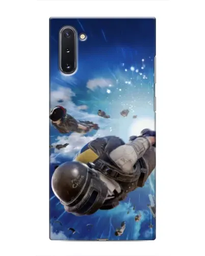 Чехол для Samsung Galaxy Note 10 с картинкой «Десант PUBG — прыжок» Чехол для Samsung Galaxy Note 10 с картинкой «Десант PUBG — прыжок»