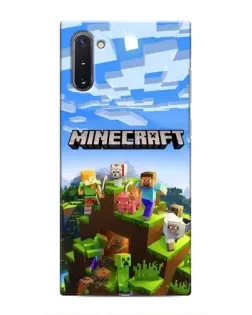 Чохол для Samsung Galaxy Note 10 з картинкою «Minecraft класичний світ» Чохол для Samsung Galaxy Note 10 з картинкою «Minecraft класичний світ»