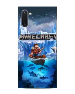 Чохол для Samsung Galaxy Note 10 з картинкою «Minecraft льодянийсвіт» Чохол для Samsung Galaxy Note 10 з картинкою «Minecraft льодянийсвіт»