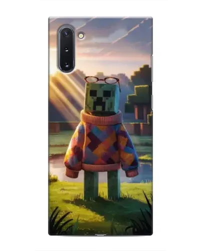 Чехол для Samsung Galaxy Note 10 с картинкой «Крипер в свитере»