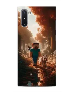 Чохол для Samsung Galaxy Note 10 з картинкою «Стів у лісі» Чохол для Samsung Galaxy Note 10 з картинкою «Стів у лісі»