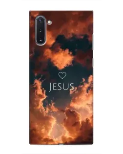 Чехол для Samsung Galaxy Note 10 с картинкой «Сияние Имени Jesus»