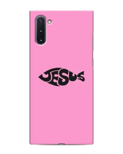 Чехол для Samsung Galaxy Note 10 с картинкой «Розовый символ Jesus» Чехол для Samsung Galaxy Note 10 с картинкой «Розовый символ Jesus»