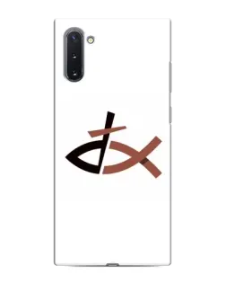 Чехол для Samsung Galaxy Note 10 с картинкой «Рыба и крест»
