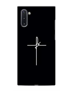 Чехол для Samsung Galaxy Note 10 с картинкой «Тонкий крест»