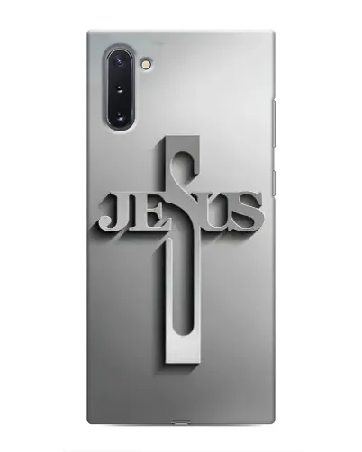 Чехол для Samsung Galaxy Note 10 с картинкой «Металлический крест Jesus» Чехол для Samsung Galaxy Note 10 с картинкой «Металлический крест Jesus»