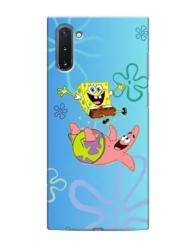 Чехол для Samsung Galaxy Note 10 с картинкой «Спанч Боб и Патрик»
