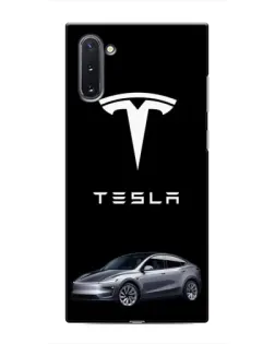 Чехол для Samsung Galaxy Note 10 с картинкой «Tesla Model Y» Чехол для Samsung Galaxy Note 10 с картинкой «Tesla Model Y»