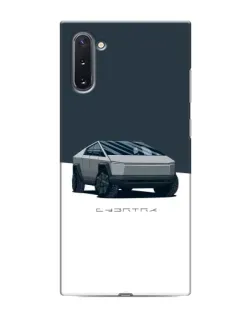 Чехол для Samsung Galaxy Note 10 с картинкой «Серебристый Cybertruck Tesla» Чехол для Samsung Galaxy Note 10 с картинкой «Серебристый Cybertruck Tesla»
