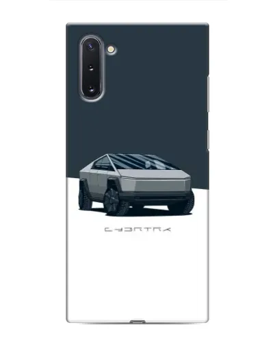 Чехол для Samsung Galaxy Note 10 с картинкой «Серебристый Cybertruck Tesla» Чехол для Samsung Galaxy Note 10 с картинкой «Серебристый Cybertruck Tesla»