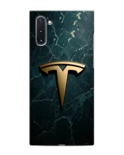 Чехол для Samsung Galaxy Note 10 с картинкой «Мраморная Tesla Gold» Чехол для Samsung Galaxy Note 10 с картинкой «Мраморная Tesla Gold»